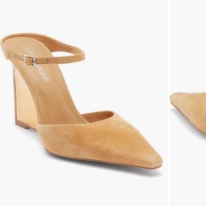 Jeffery Campbell Tan Suede Women's Heels